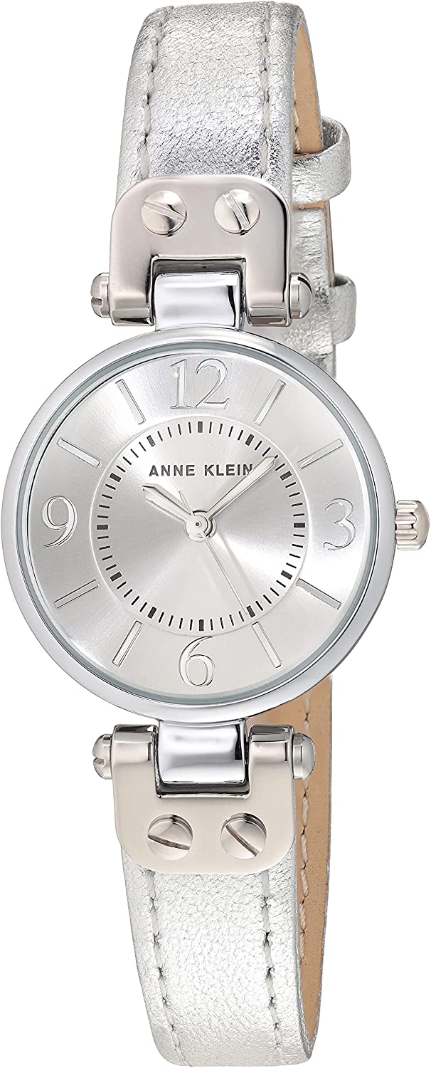 230816063602330_1 Anne Klein Women's Leather Strap Watch - Image 1